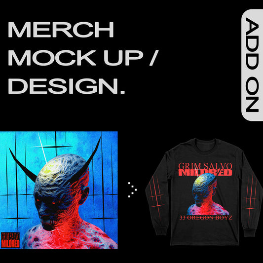 merch mock up / design